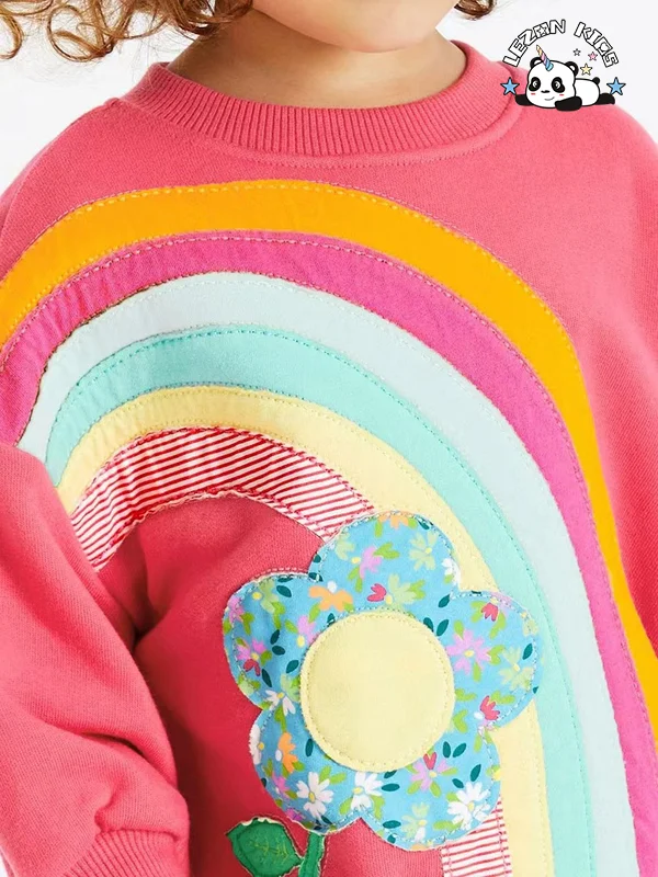 LEZONKIDS - Wholesale Customization casual long sleeve and pants little cute girls clothing sets for spring